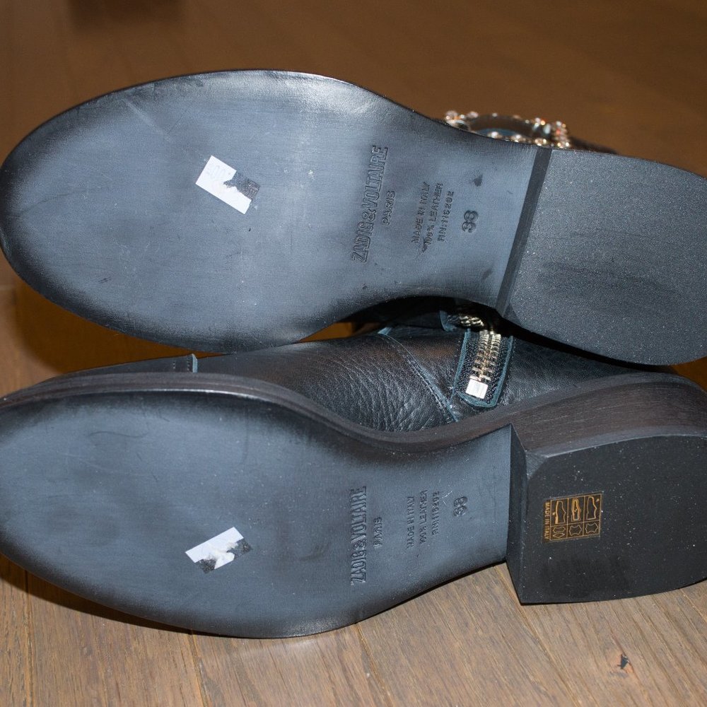 Zadig & Voltaire Empress Buckle Boots - Picture 9 of 9